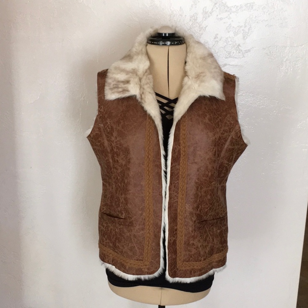 Cripple Creek Faux Fur Lined Vest
